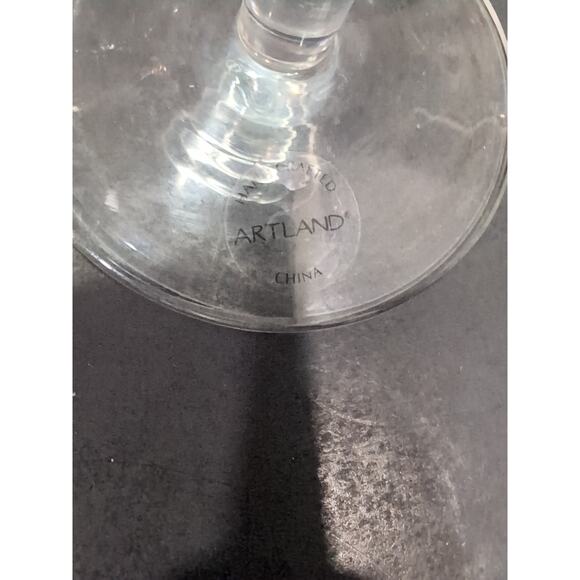 Artland Confetti Bubble Glass Margarita Mexican Glasses, Set of 4, Orange & Red - Picture 8 of 10